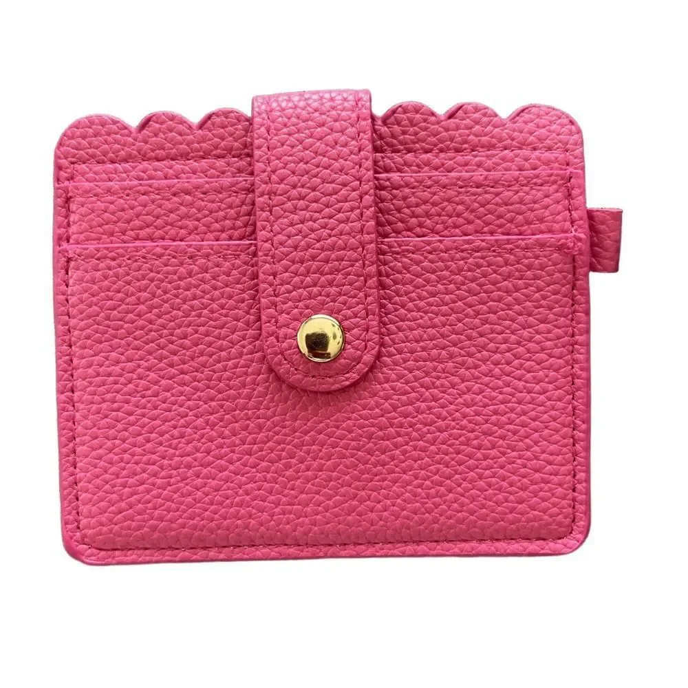 Beaded Bracelet Keychain Card Holder Wallet Pink NEW IN BAG